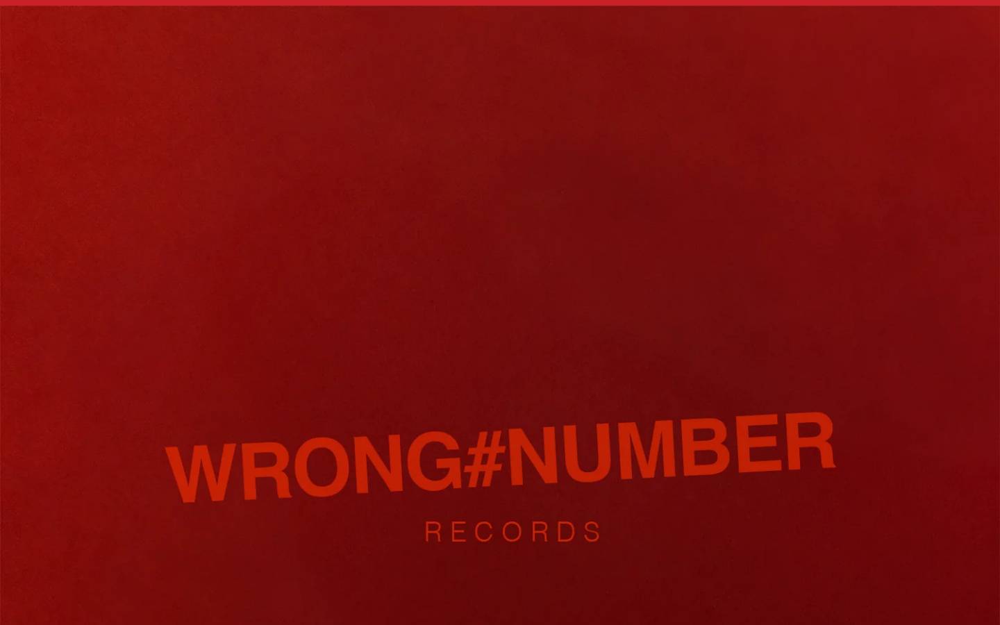 wrongnumberrecords.com homepage screenshot