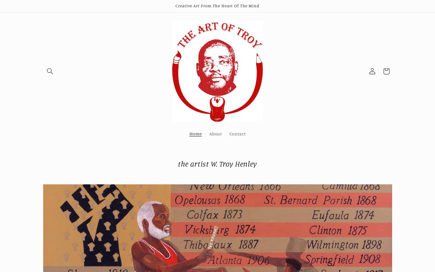 wtroyhenley.com homepage screenshot