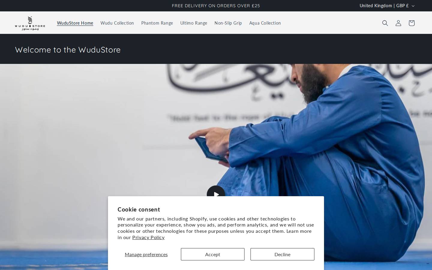 wudustore.com homepage screenshot