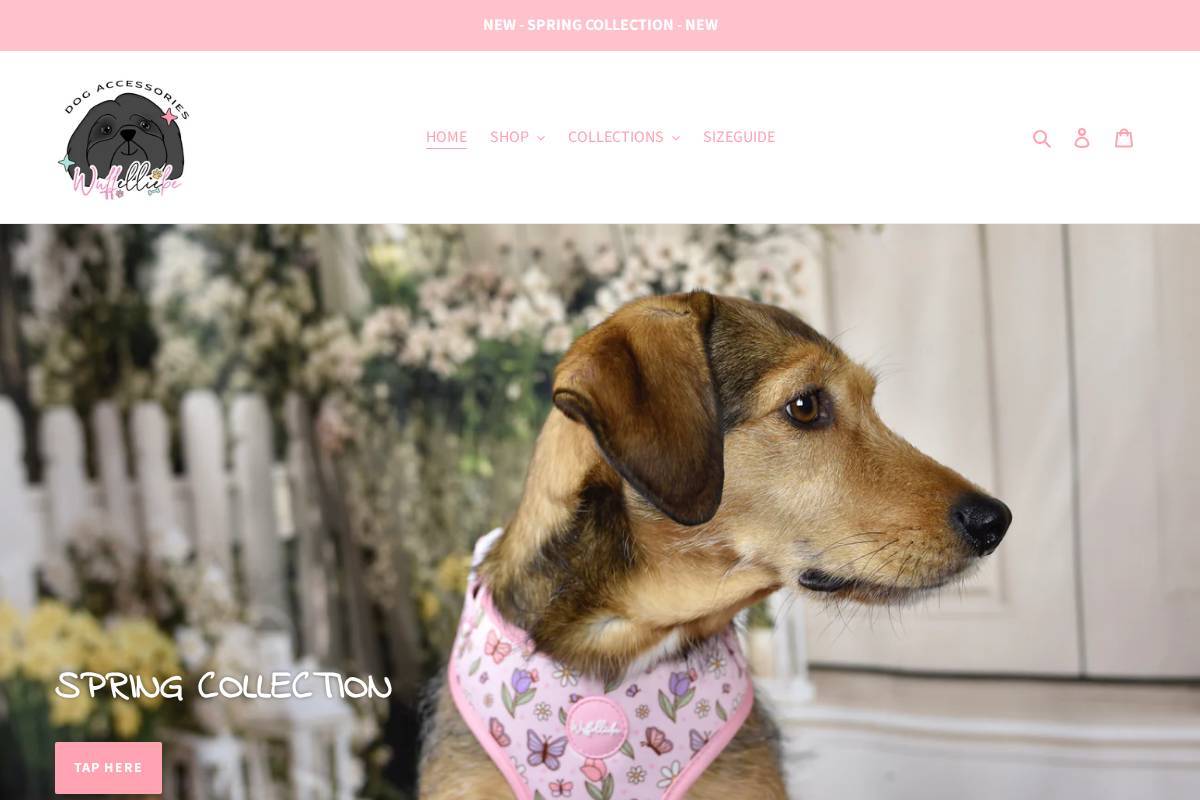 wuffelliebe.com homepage screenshot