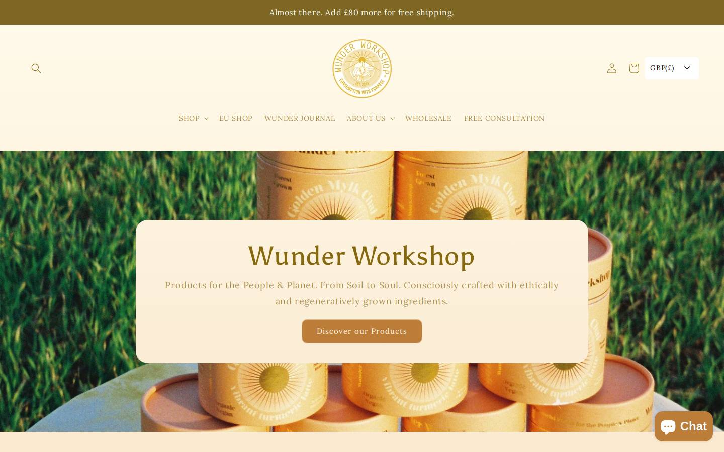 wunderworkshop.com homepage screenshot