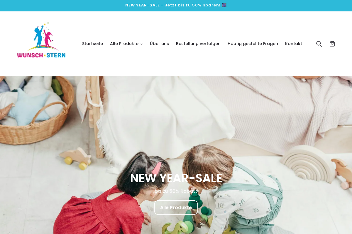 Wunsch Stern homepage screenshot