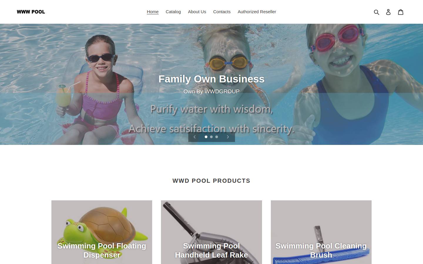 wwdpool.net homepage screenshot