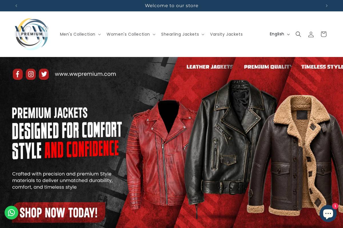 Wwpremium homepage screenshot