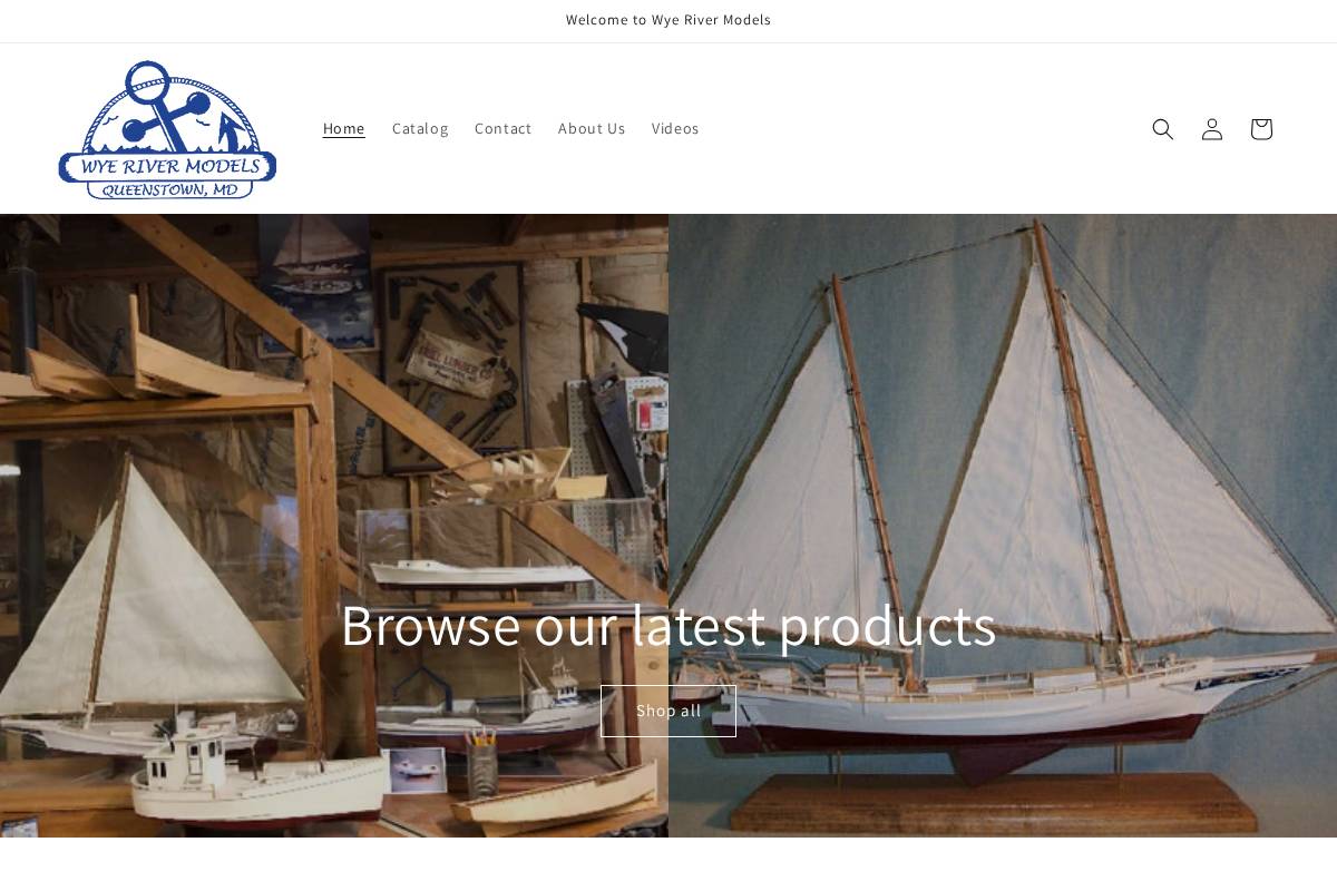 wyerivermodels.com homepage screenshot