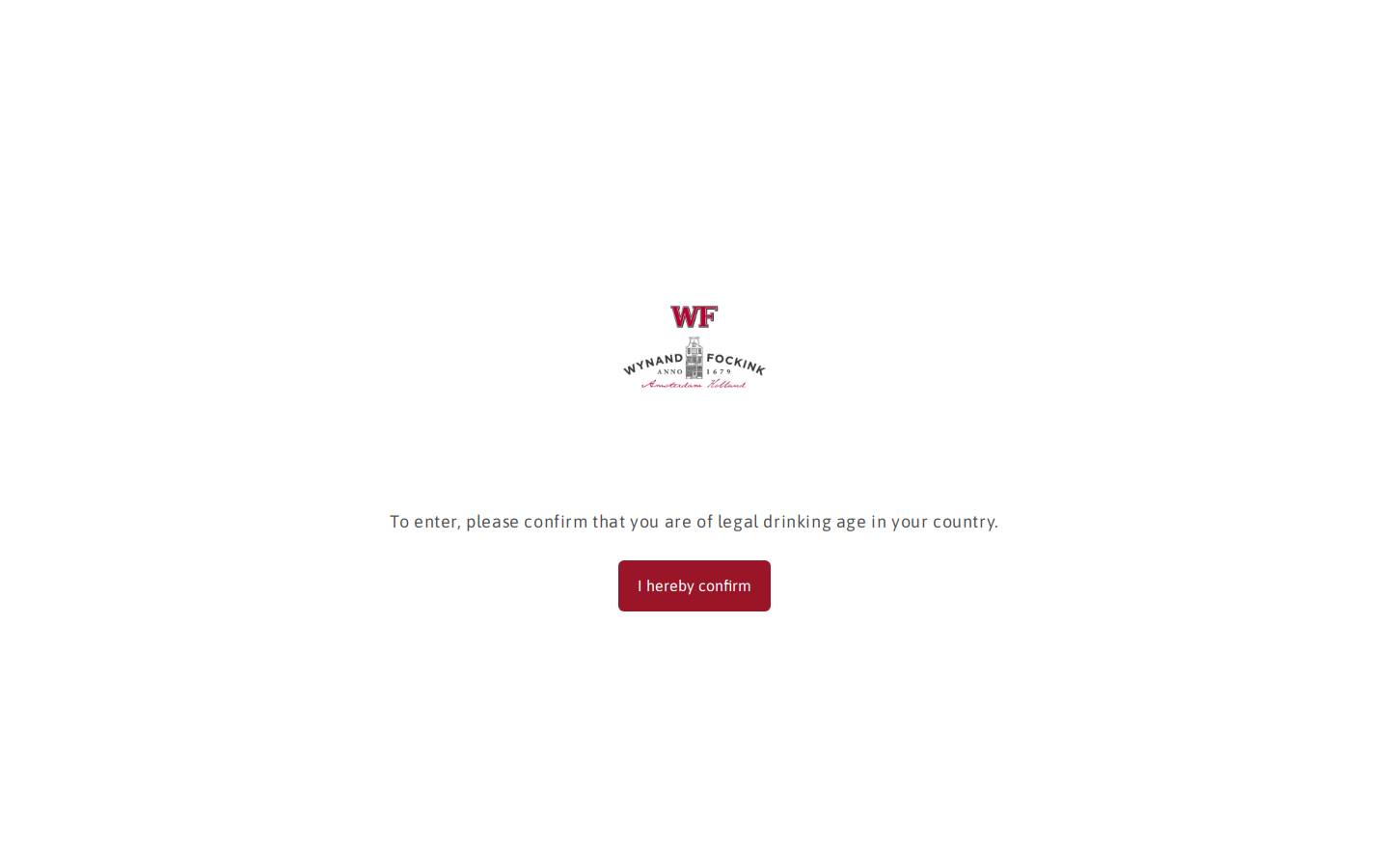 wynand-fockink.nl homepage screenshot