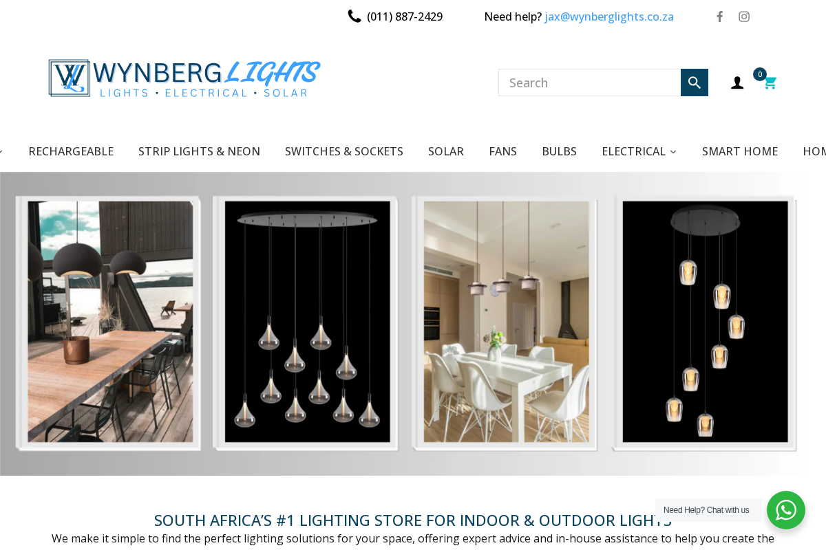 WYNBERG LIGHTS homepage screenshot