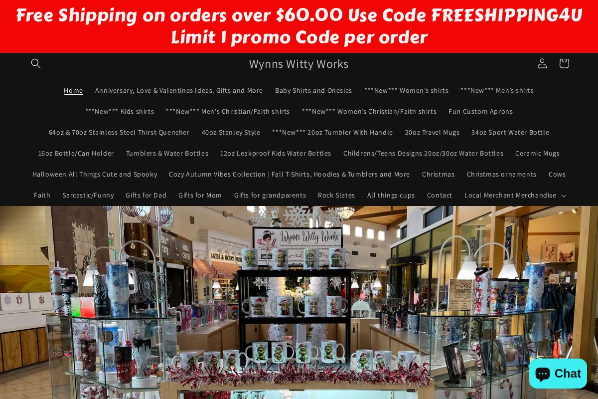 wynnswittyworks.com homepage screenshot