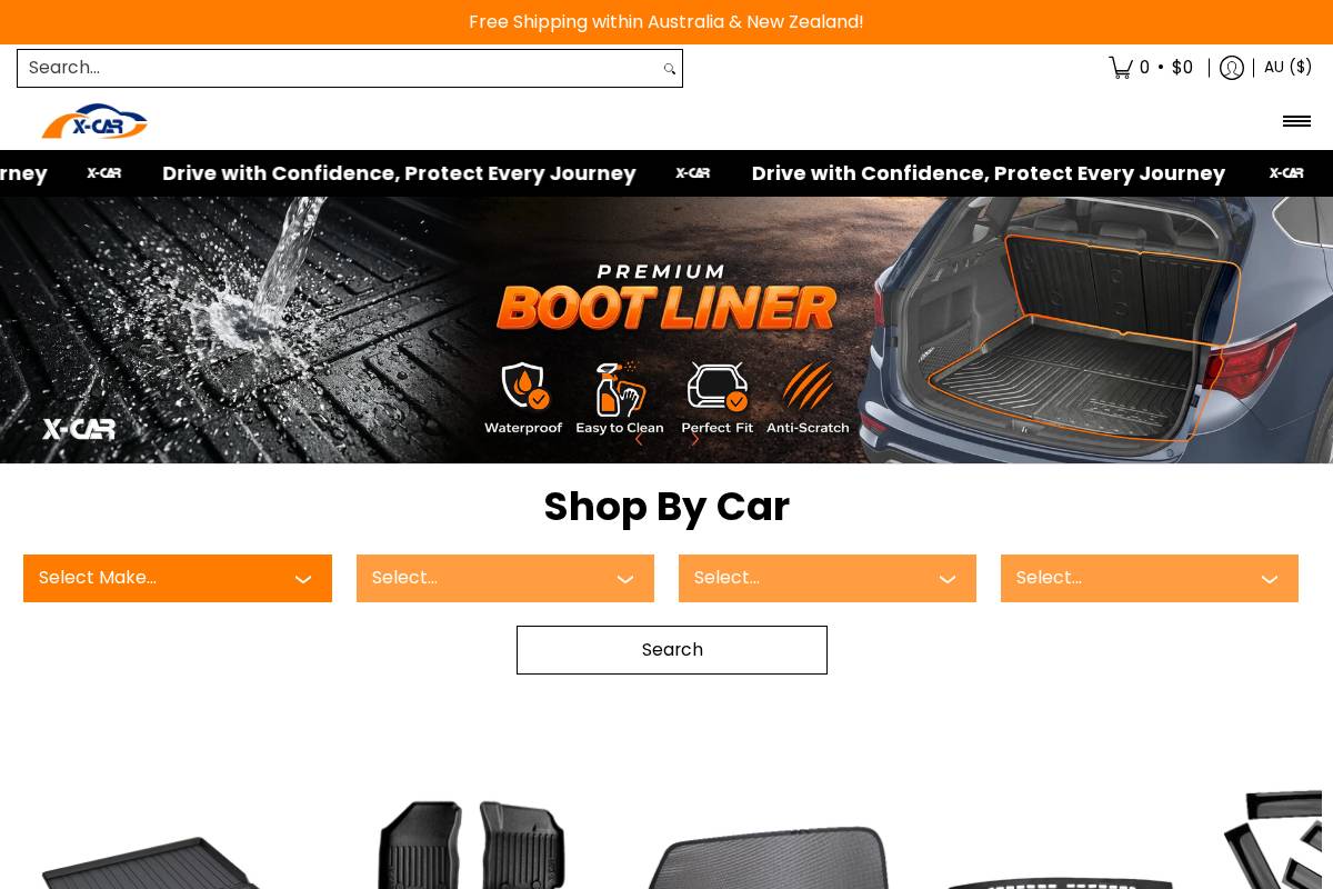 x-car.com.au homepage screenshot