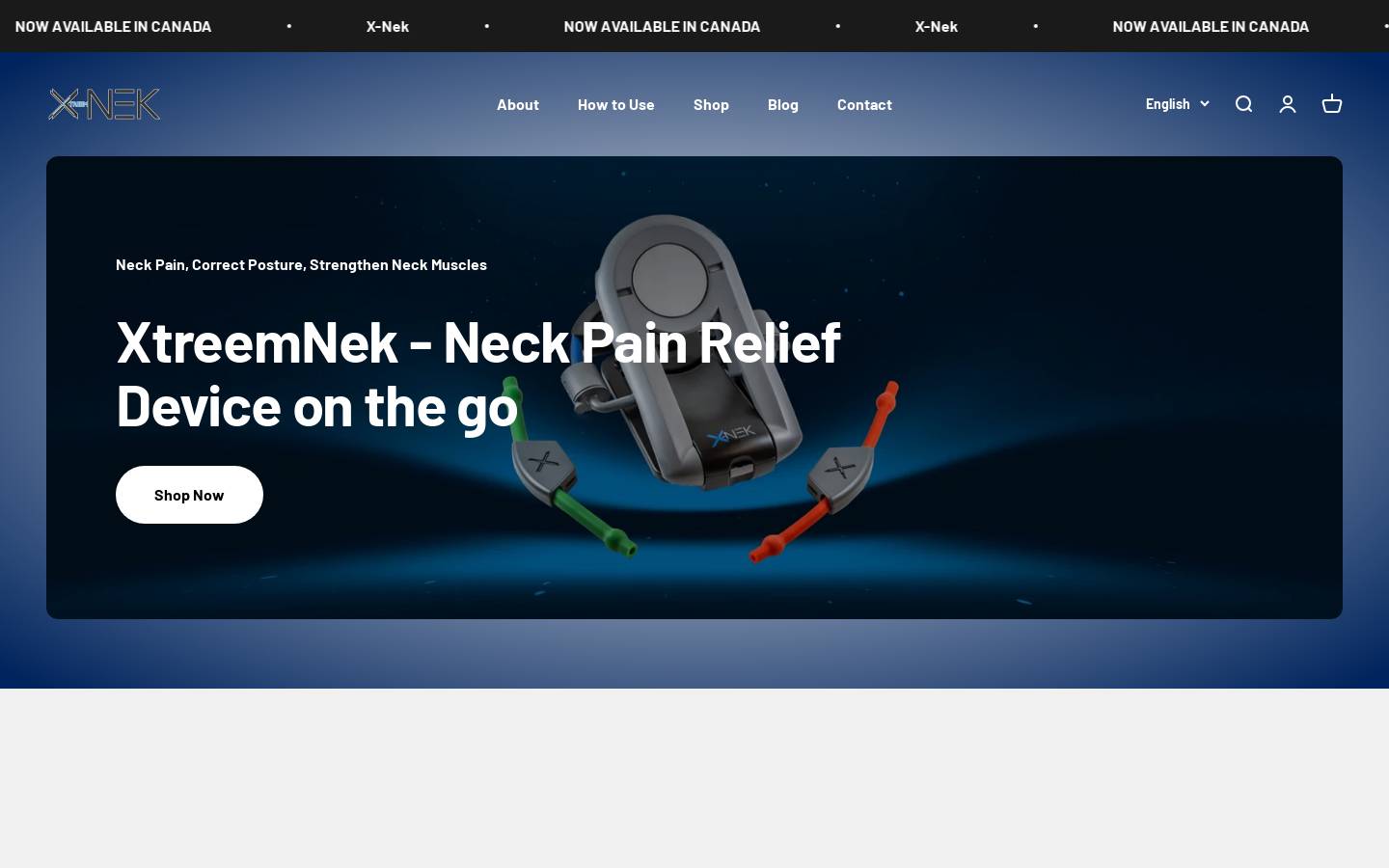 x-nek.com homepage screenshot