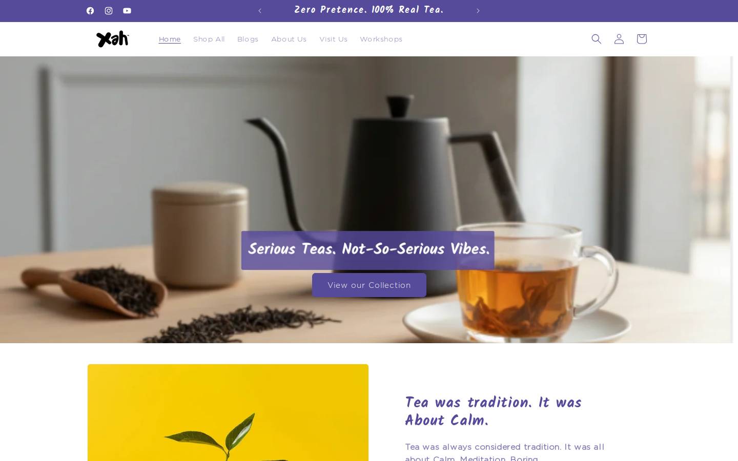 xah.co.in homepage screenshot