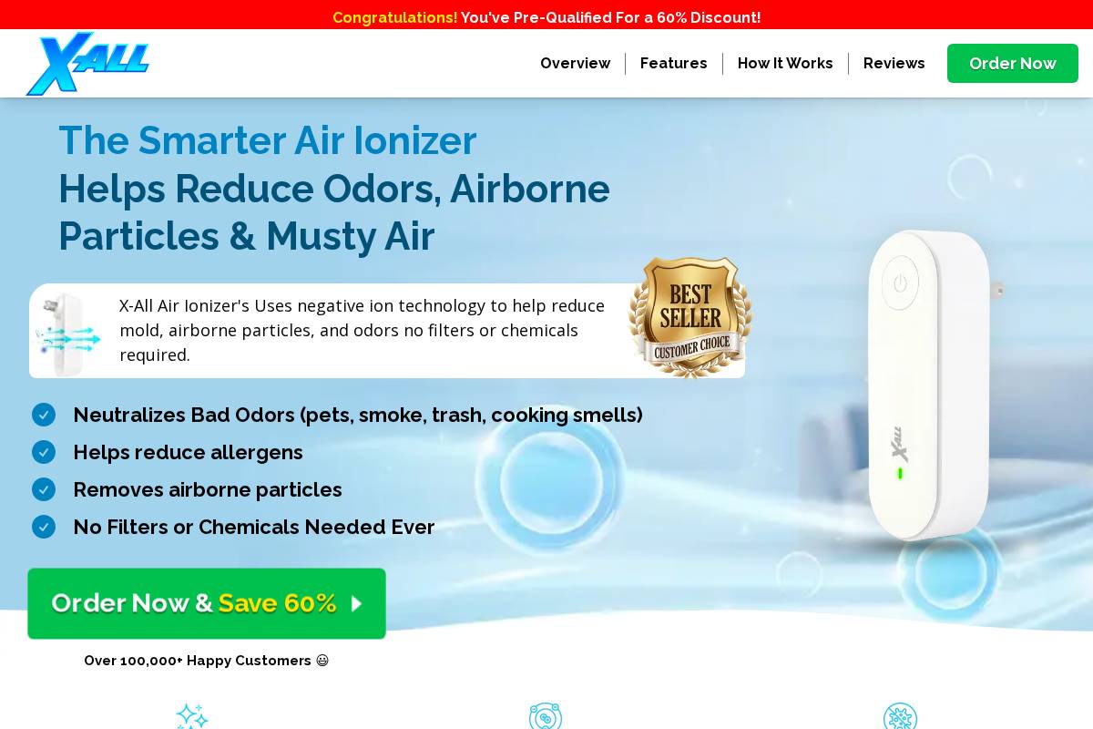 xap.x-all.com homepage screenshot