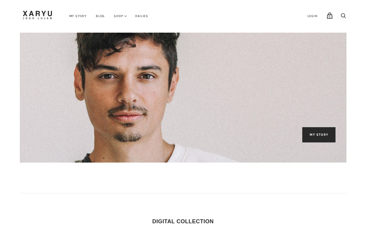 Xaryu homepage screenshot