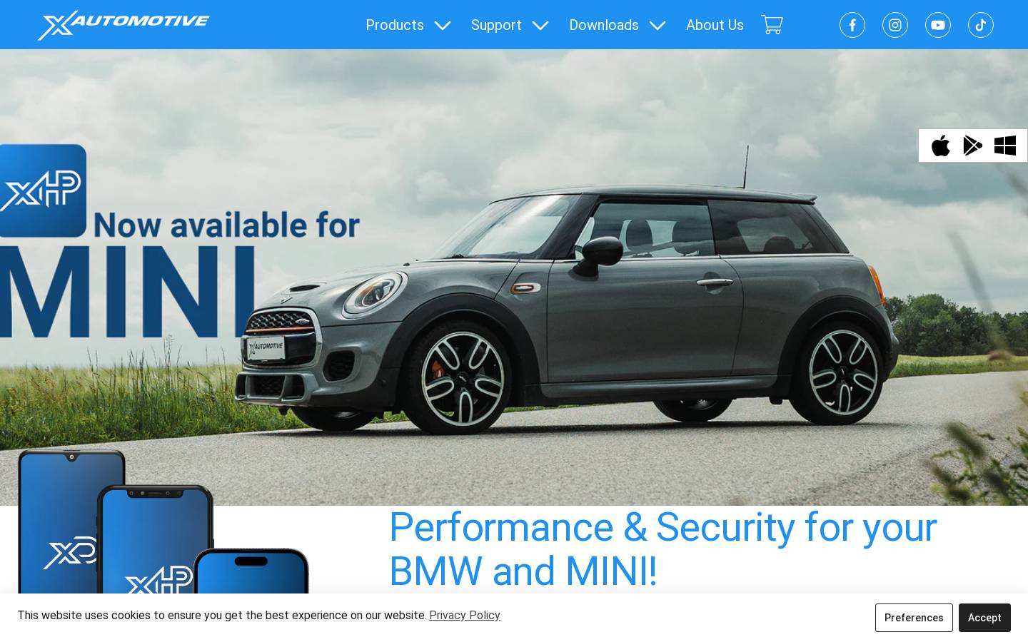 xAutomotive homepage screenshot