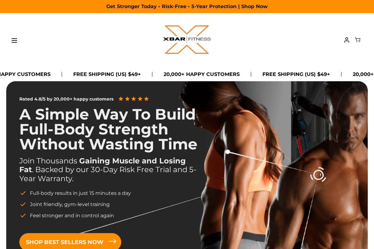 xbar.com homepage screenshot