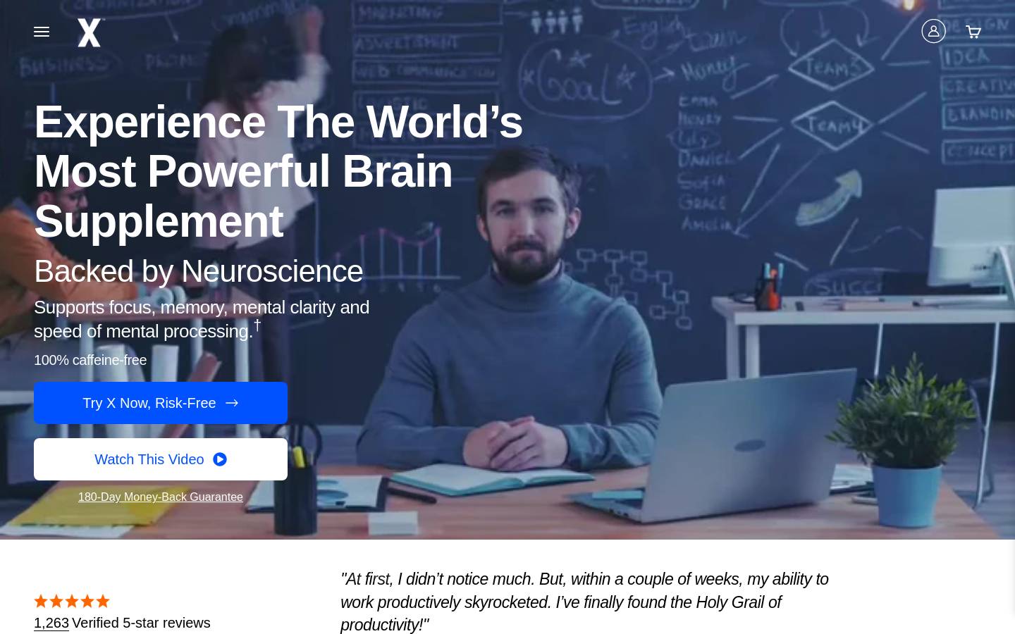 www.xbrain.science homepage screenshot