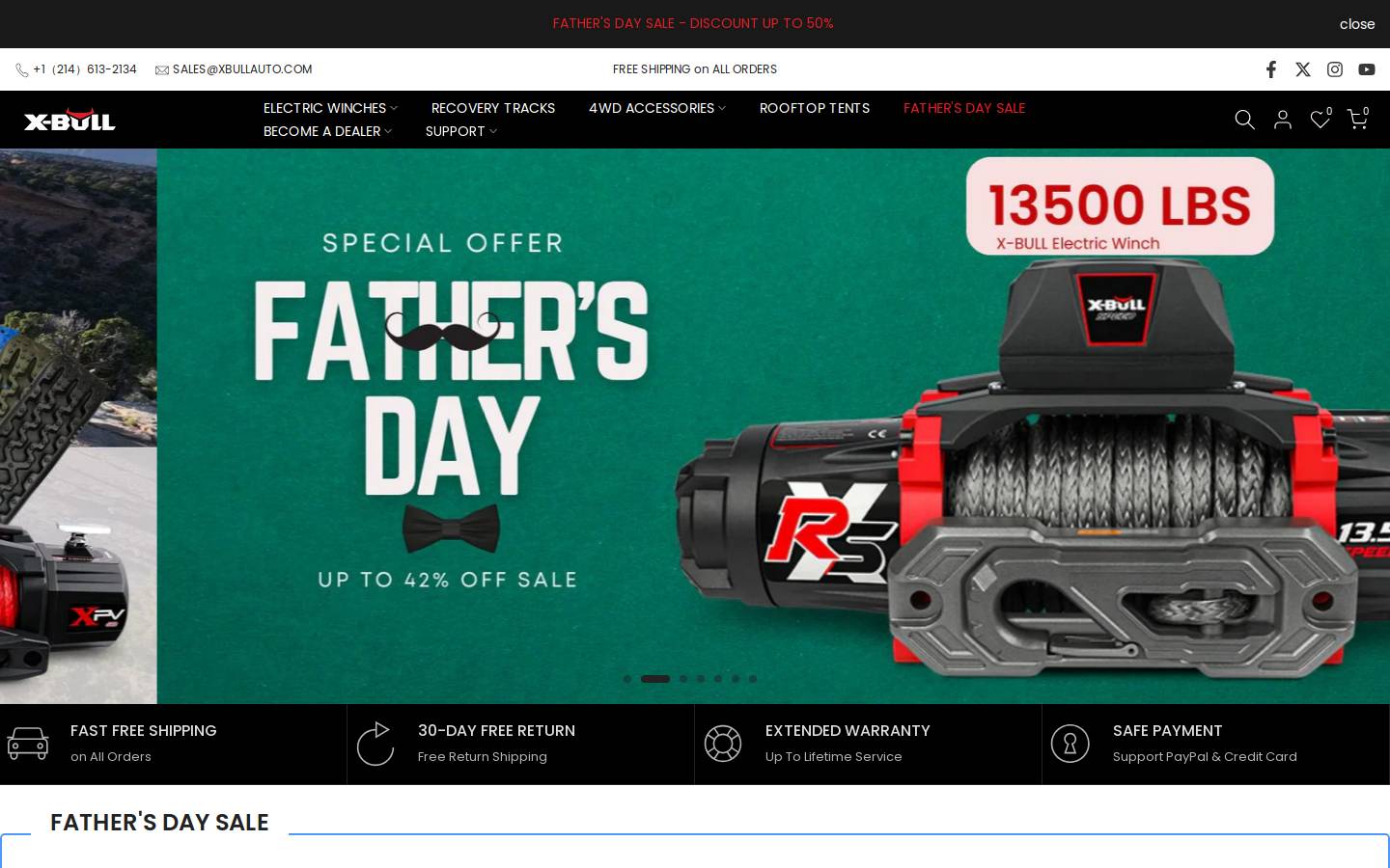xbullauto.com homepage screenshot
