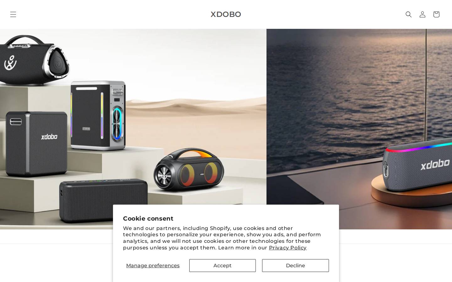 xdoboaudio.com homepage screenshot