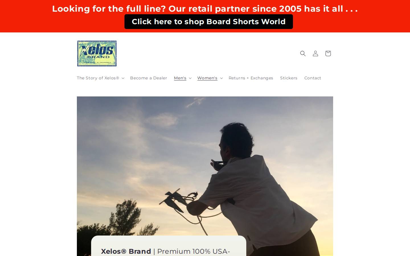 xelos.com homepage screenshot