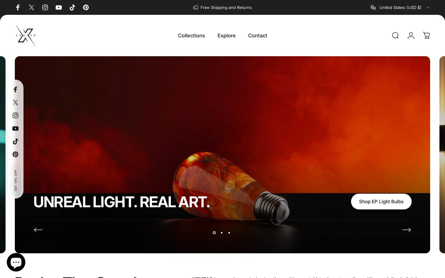 xentar.com homepage screenshot