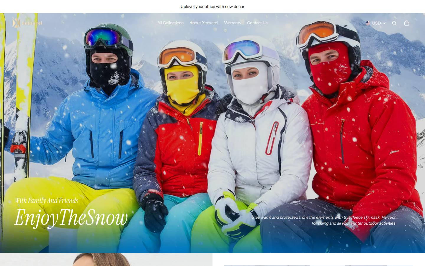 xeoxarel.com homepage screenshot