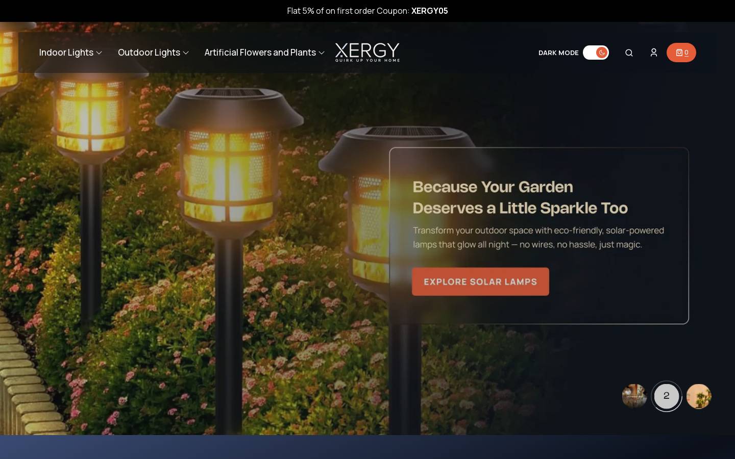 xergy.com homepage screenshot