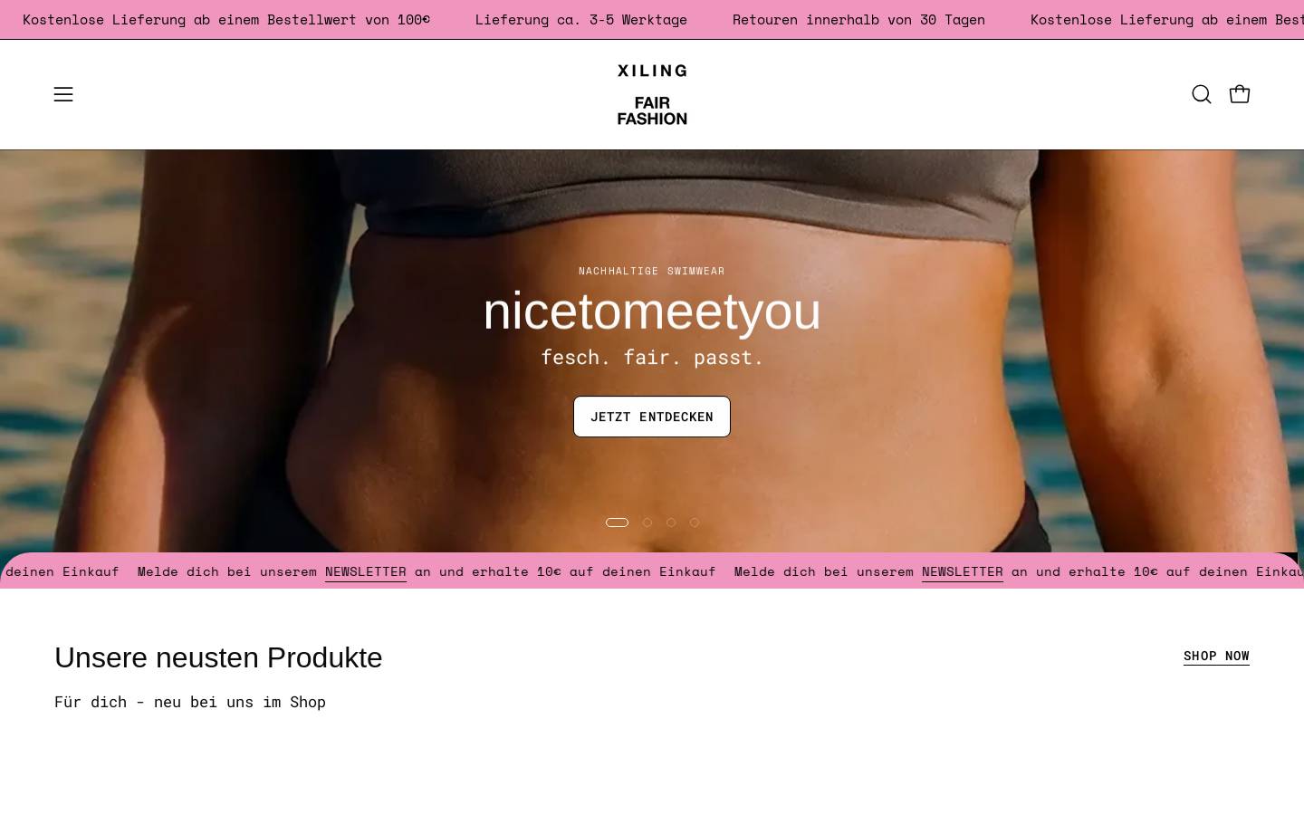 xiling.at homepage screenshot
