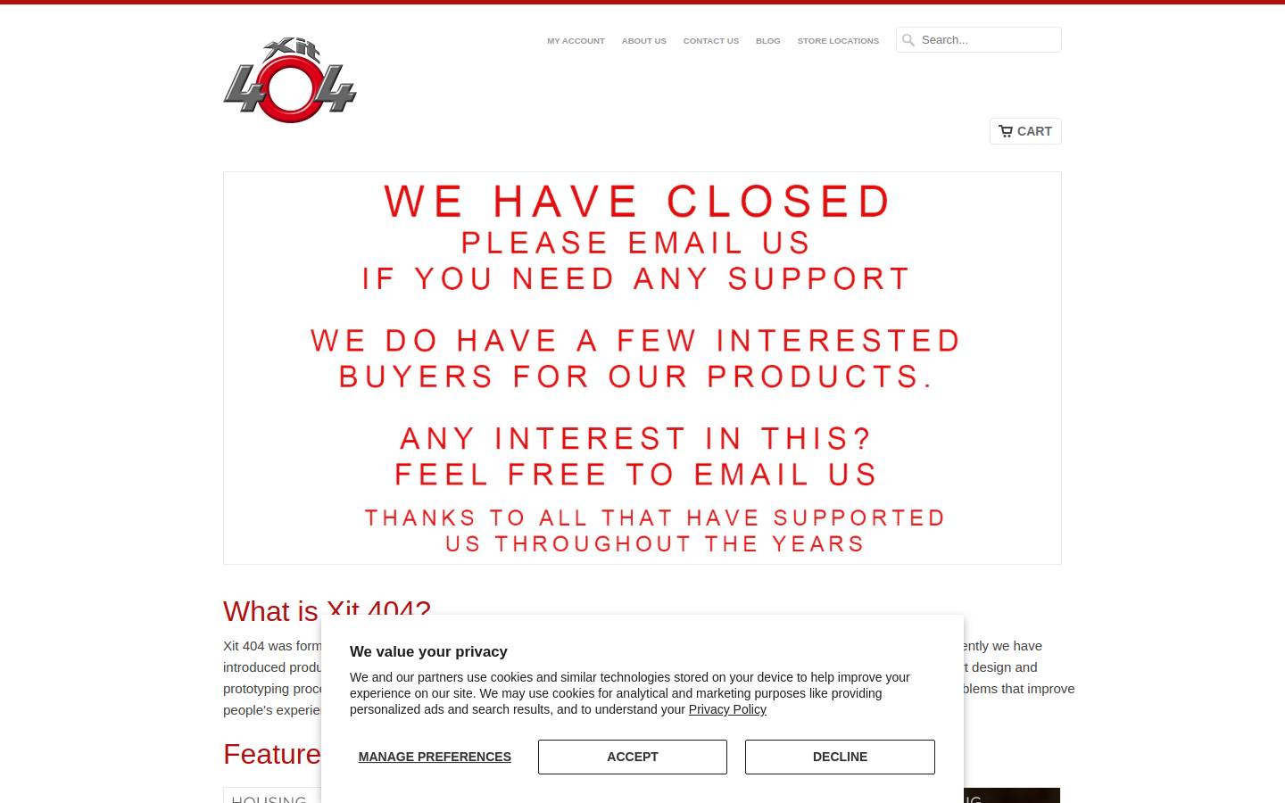 xit404.com homepage screenshot