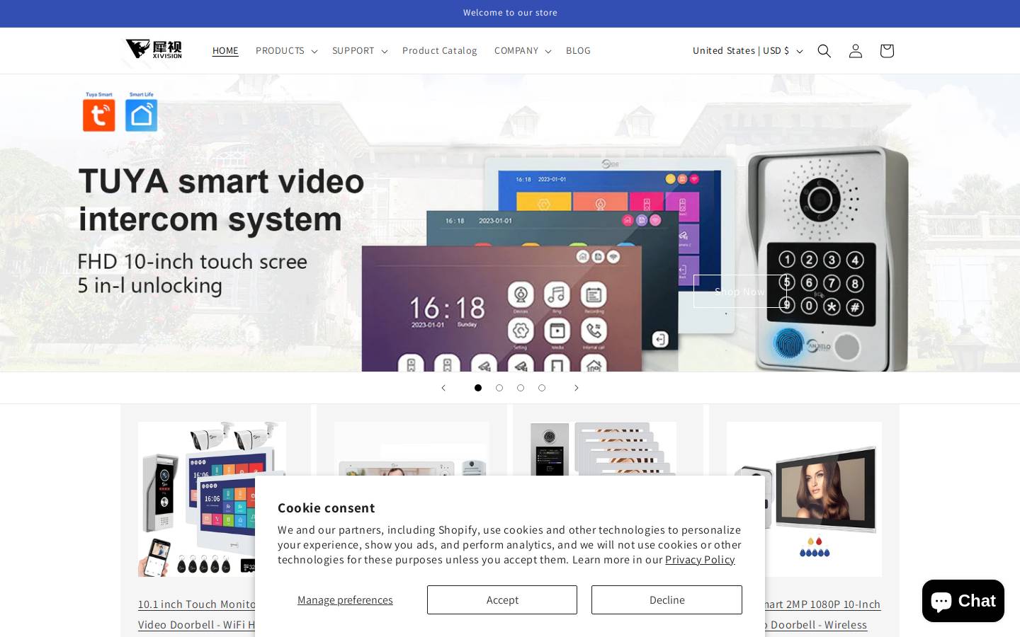 xivisiontech.com homepage screenshot