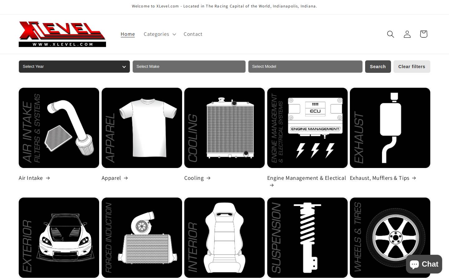 xlevel.com homepage screenshot
