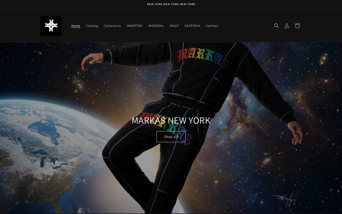 xmarkasnyc.com homepage screenshot