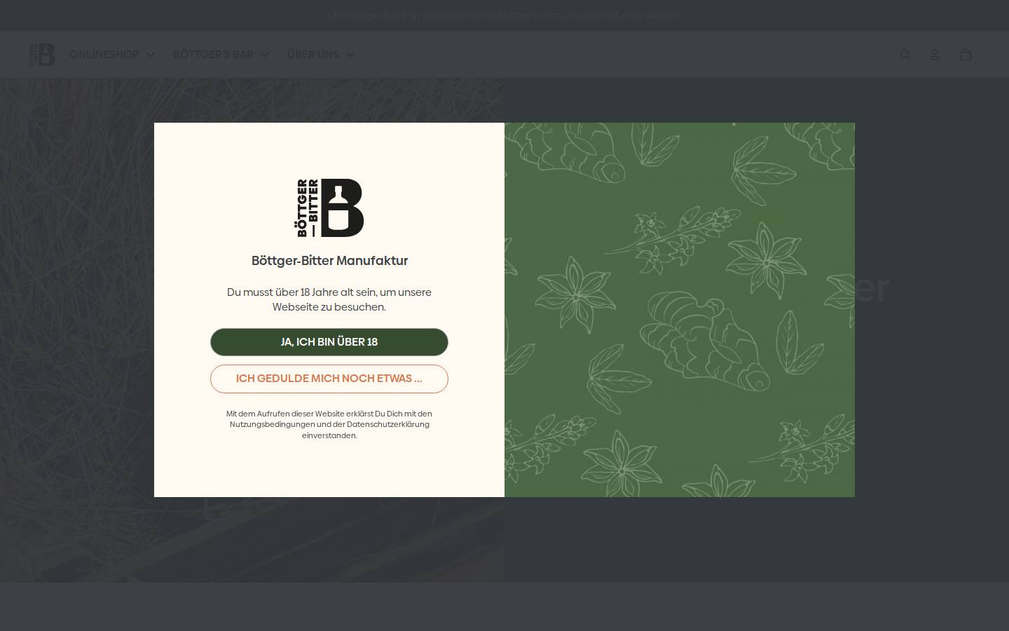 xn--bttger-bitter-shop-d3b.de homepage screenshot