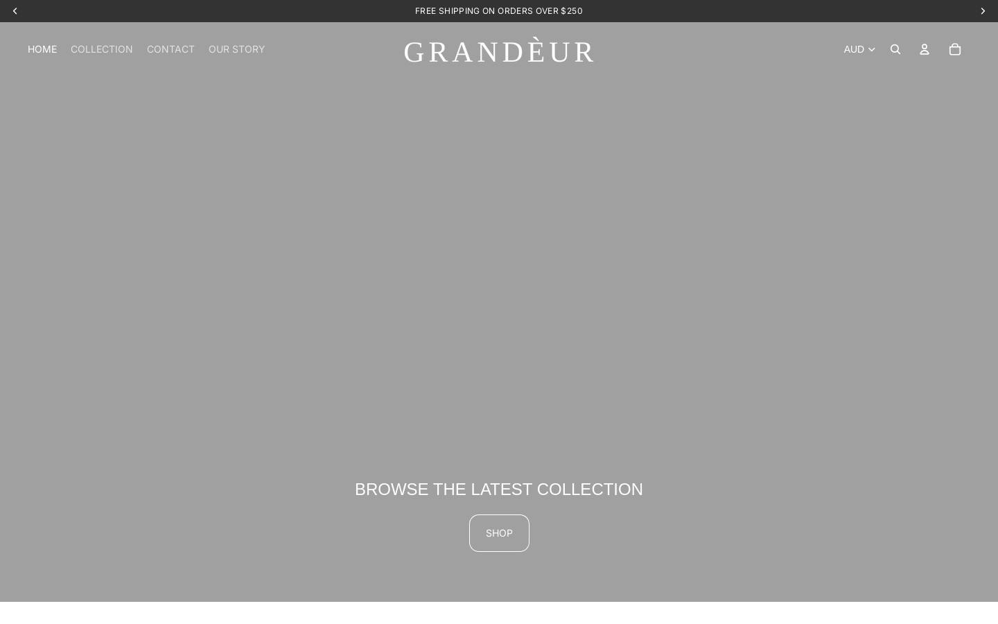 xn--grandur-6xa.com homepage screenshot