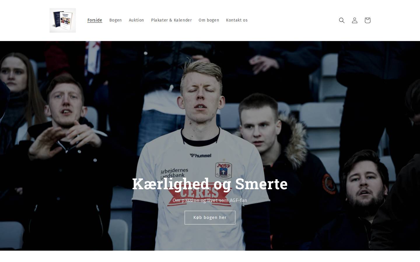 xn--krlighedogsmerte-uob.dk homepage screenshot