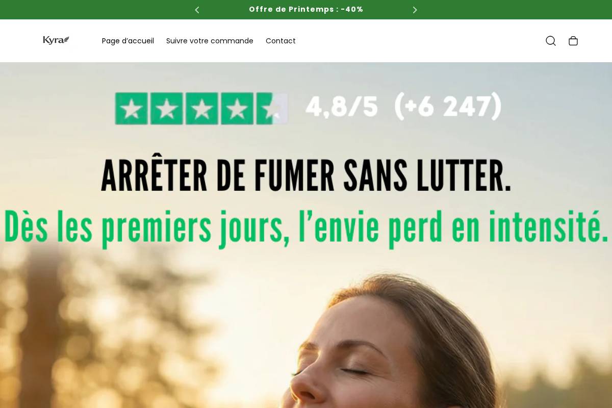 xn--kyrasant-i1a.fr homepage screenshot