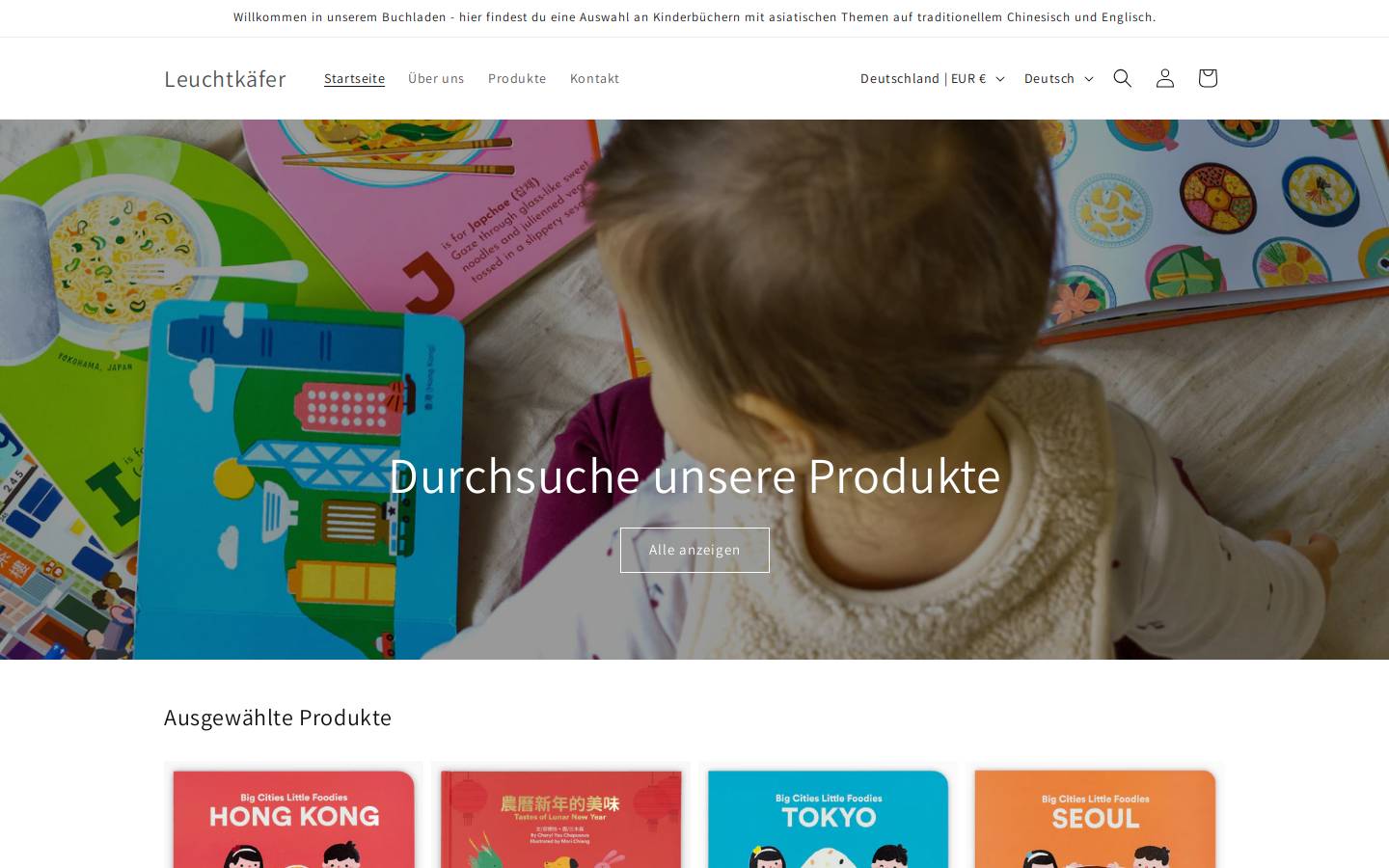 xn--leuchtkfer-w5a.de homepage screenshot
