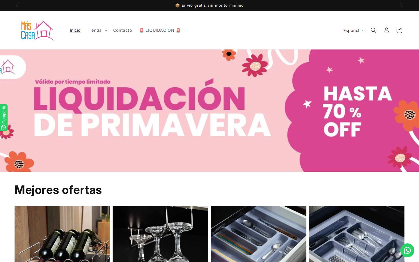 xn--mascasaespaa-khb.com homepage screenshot