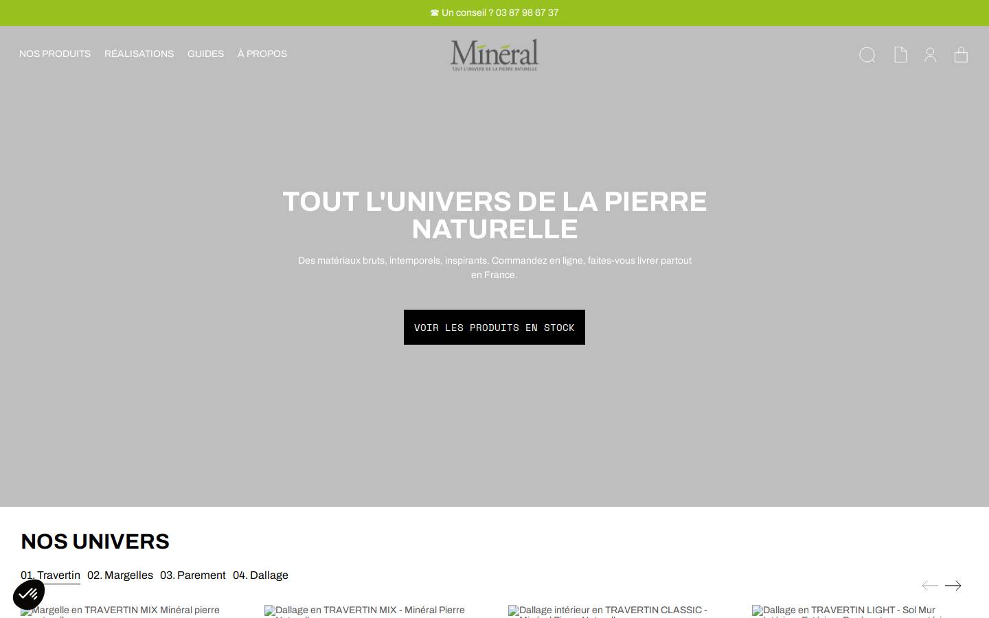 xn--minral-dva.net homepage screenshot