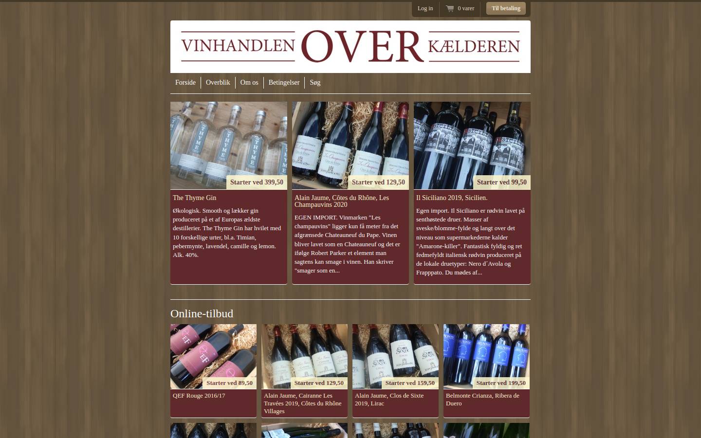 xn--overklderen-e9a.dk homepage screenshot