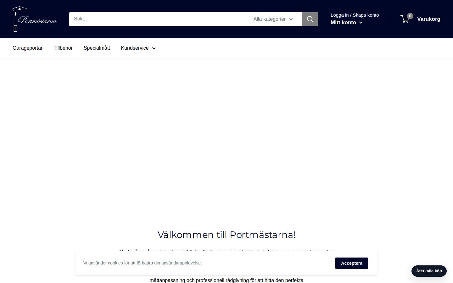 xn--portmstarna-p8a.se homepage screenshot