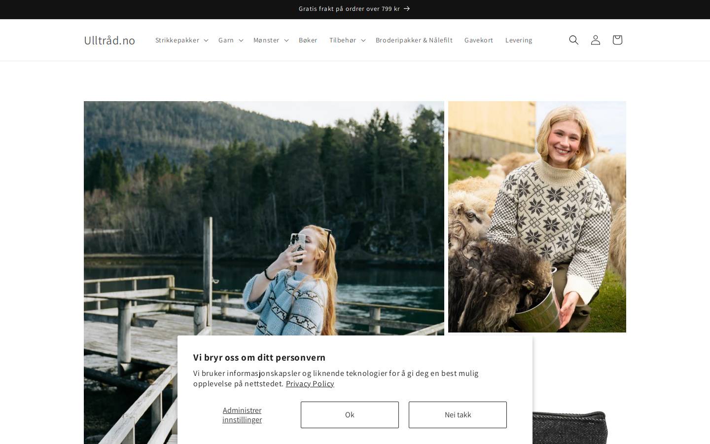 xn--ulltrd-mua.no homepage screenshot