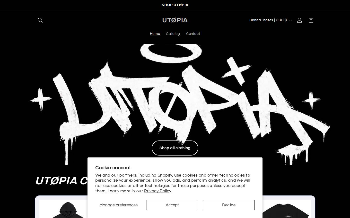 xn--utpia-wua.com homepage screenshot