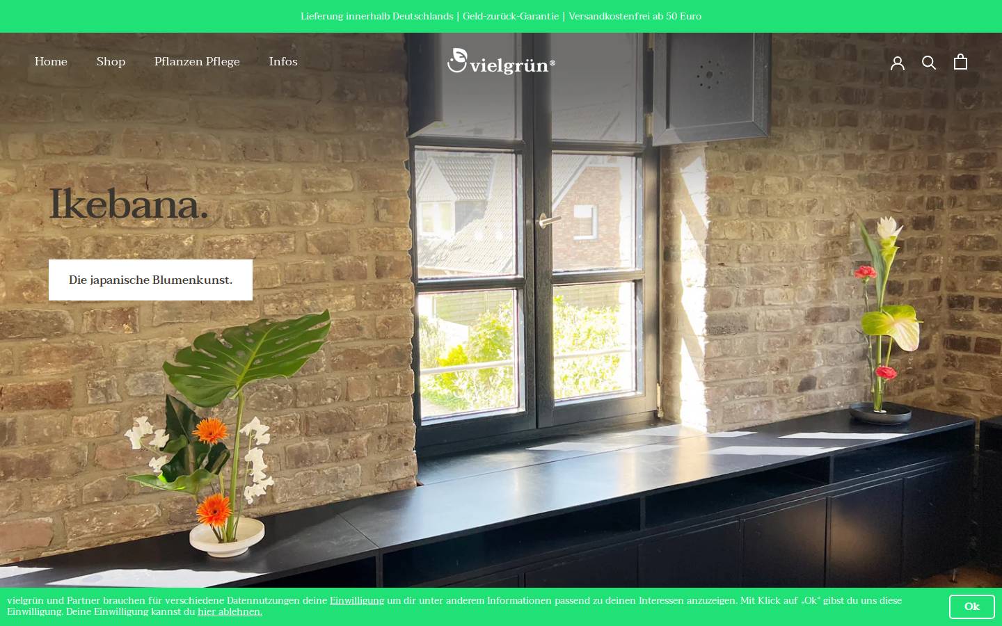 xn--vielgrn-s2a.de homepage screenshot