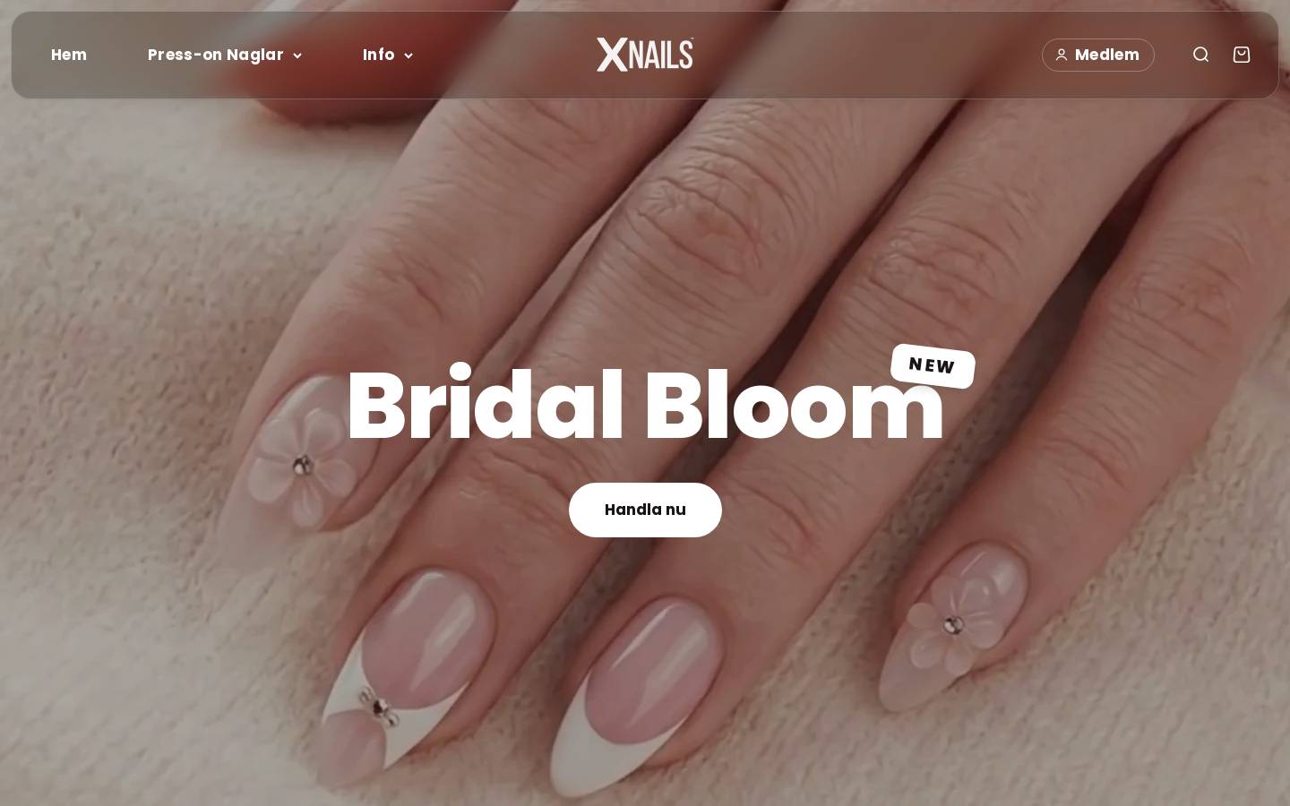 XNails homepage screenshot