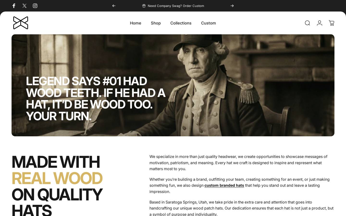 xodoheadwear.com homepage screenshot