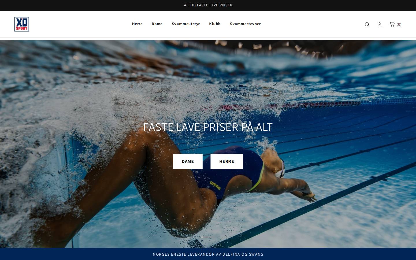 xosport.no homepage screenshot