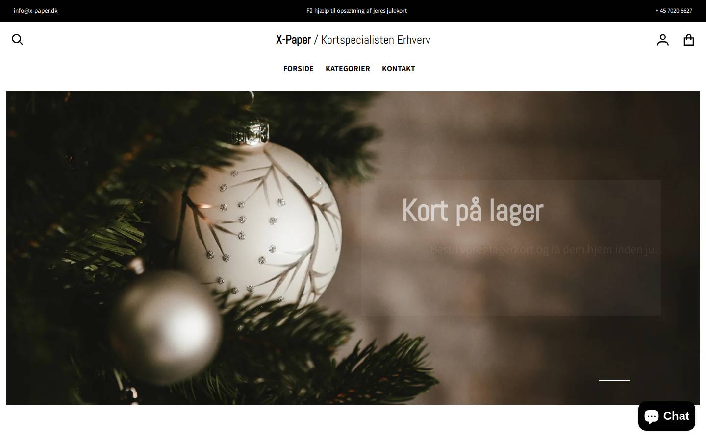 xpaper.dk homepage screenshot