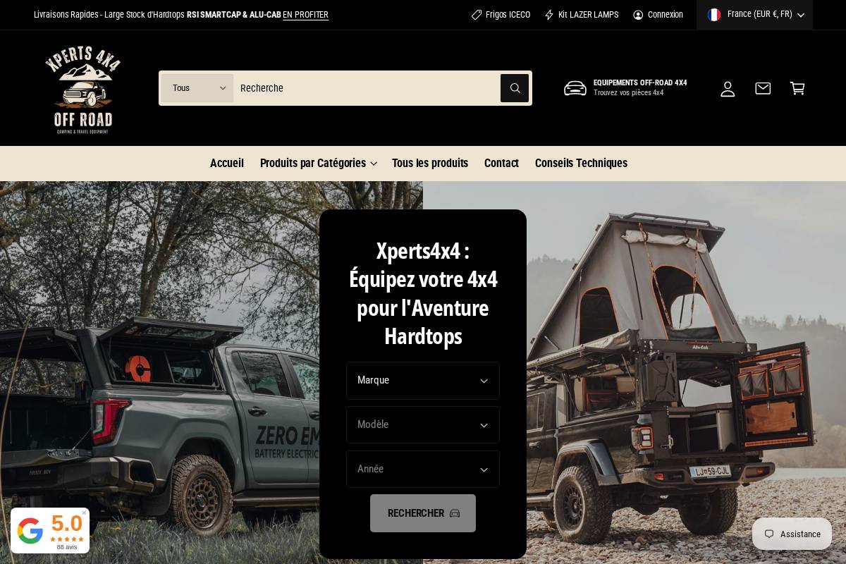 xperts4x4.com homepage screenshot