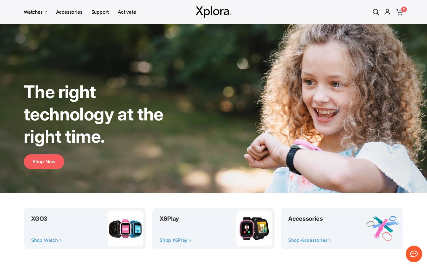 xplora.com homepage screenshot