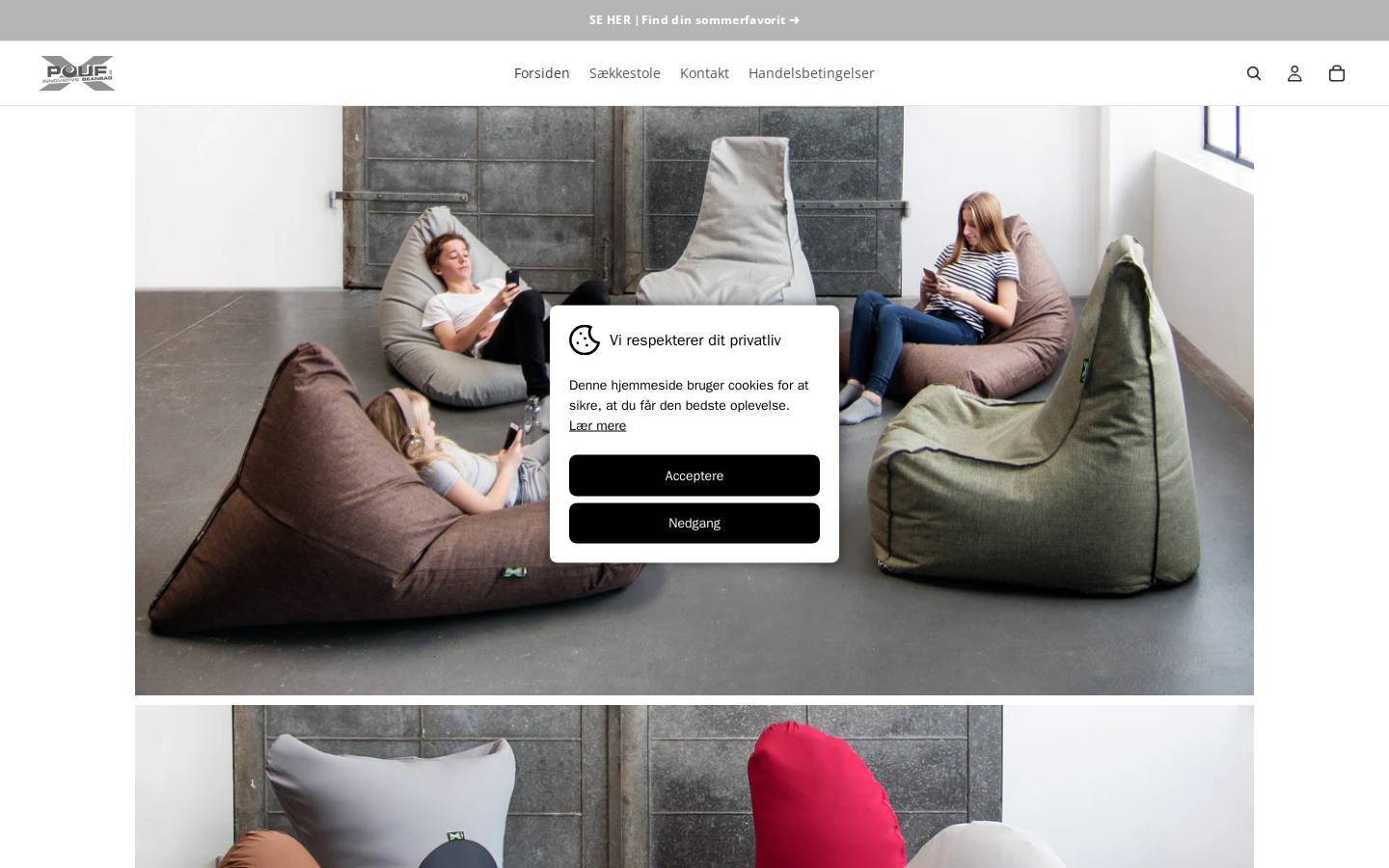 Xpouf homepage screenshot